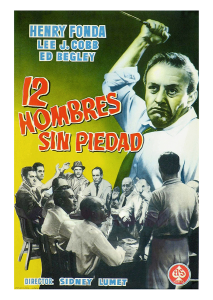 Póster español Doce hombres sin piedad