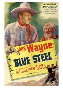 Póster Acero azul