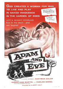 Póster Adán y Eva