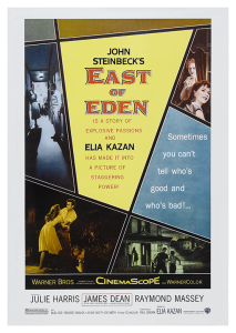 Póster Al este del Edén 1955