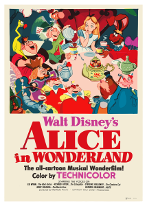 Póster Alicia en el país de las maravillas, gran formato