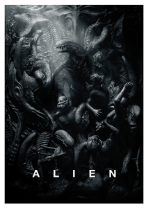 Póster Alien Covenant composición