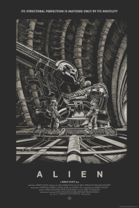 Póster Alien el octavo pasajero, Space Jockey
