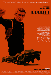 Póster Bullitt, Steve McQueen