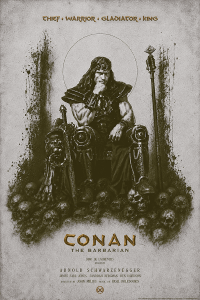 Póster Conan, el bárbaro ilustración
