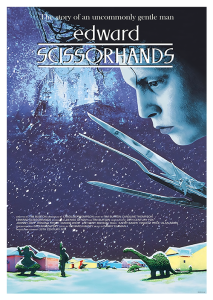Póster Eduardo Manostijeras, 1990