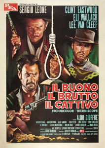 Póster El bueno el feo y el malo, edición italiana