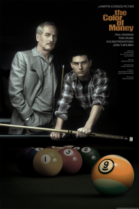 Póster El color del dinero, Eddie Felson y Vincent Lauria