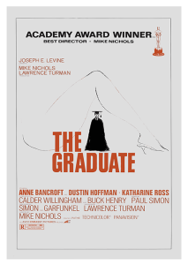 Póster El graduado 1967, edición americana