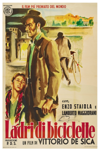 Póster Ladrón de bicicletas, 1948