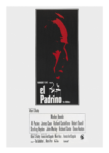Póster El padrino, 1972 en español