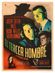 Póster El tercer hombre, edición mexicana