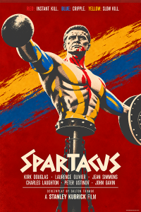 Póster Espartaco, alternativo