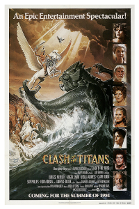 Póster Furia de titanes, edición americana