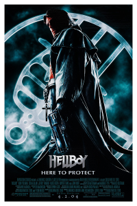 Póster Hellboy, here to project