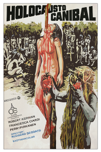 Póster Holocausto caníbal, edición española