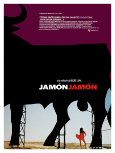 Póster Jamón, jamón 