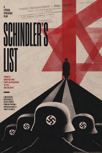 Póster La lista de Schindler, alternativo