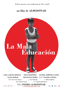Póster La mala educación, 2004