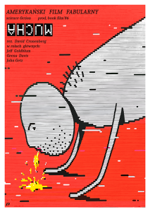 Póster La mosca, edición polaca