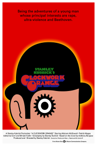 Póster La naranja mecánica, versión británica