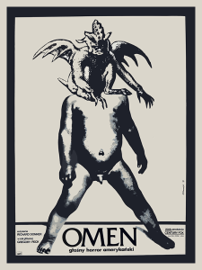 Póster La profecía 1976, edición polaca