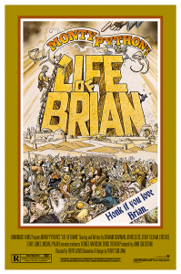 Póster La vida de Brian, edición americana
