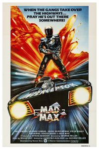 Póster Mad Max. Salvajes de autopista, edición americana