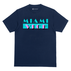 Camiseta Miami Vice, logo