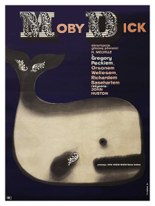 Póster Moby Dick, edición polaca