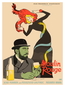 Póster Moulin Rouge, edición polaca