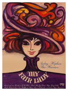 Póster My Fair Lady, edición en alemana
