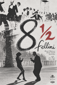 Póster Fellini ocho y medio, alternativo