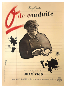 Póster Cero en Conducta de Jean Vigo