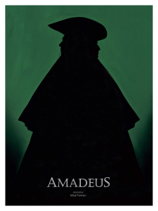 Póster Amadeus Silueta