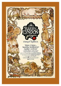 Póster Barry Lyndon cartel británico