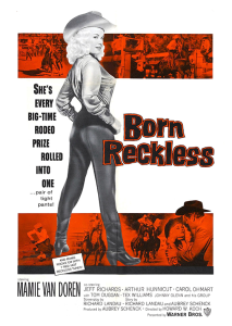 Póster Born reckless 1958