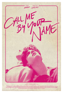 Póster Call me by your name edición americana