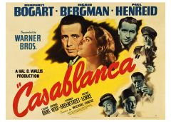 Póster Casablanca edición británica