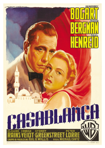 Póster Casablanca edición italiana