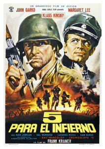 Póster Cinco para el infierno