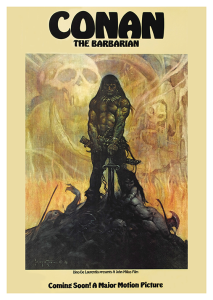 Póster Conan, el bárbaro 1982