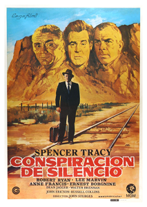 Póster Conspiración de silencio, edición española