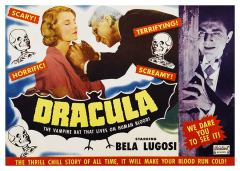 Póster Drácula, edición británica
