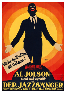 Póster El cantor de Jazz, edición alemana