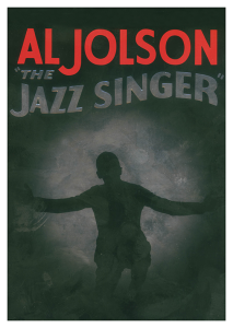 Póster El cantor de Jazz, protagonista