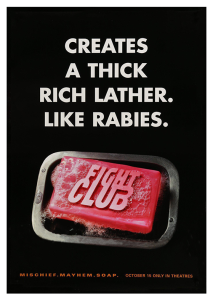 Póster El club de la lucha, jabón
