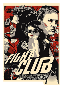 Póster El club de la lucha, personajes