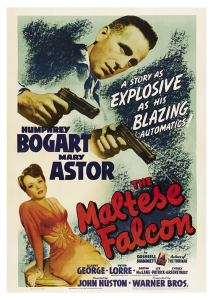 Póster El halcón maltés, John Huston
