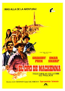 Póster El oro de Mackenna